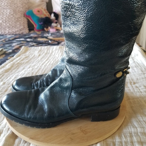 Marc Jacobs | Patent Leather Tall Riding Boots - Picture 3 of 7